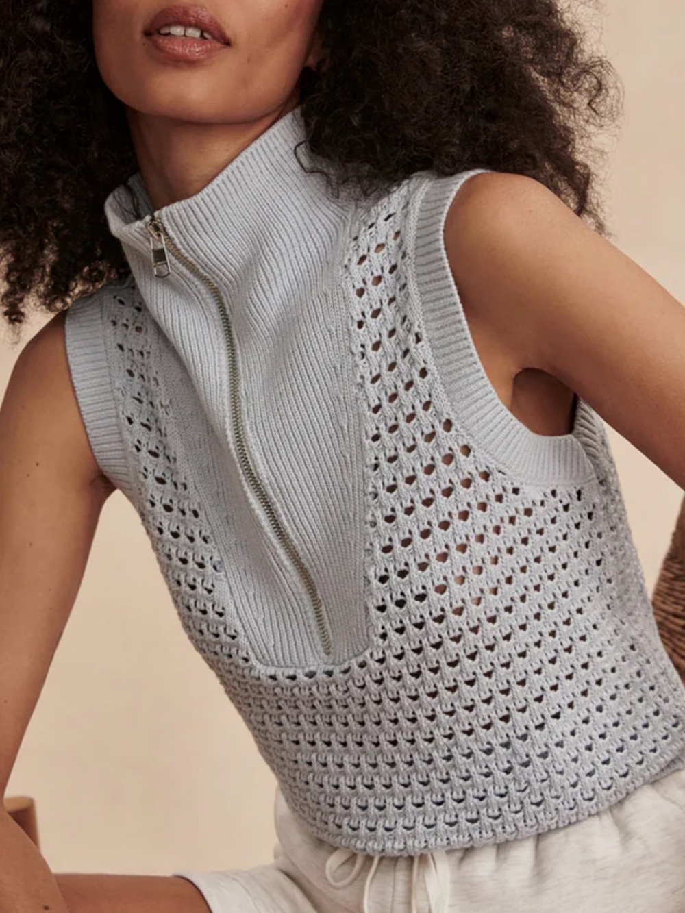 Varley Bains Half-Zip Tank
